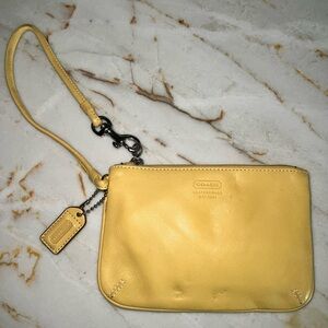 Vintage Y2K Coach wristlet purse with original hang tag